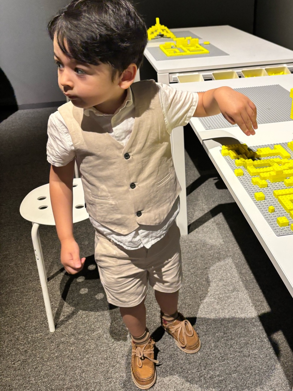 European Designer 🇪🇸 Boy Matching Linen 3-piece Set